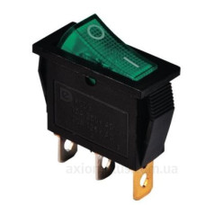 Перемикач TNSy KCD3-101N G/B з підсвічуванням зелений (TNSy5500837)