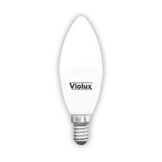 Лампа світлодіодна QUANTUM C37 6W E14 3000K Violux ( 814283 )