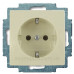 Розетка ABB Basic 55 20 EUC-92-507 із заземленням (слонова кістка)
