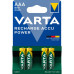 Акумуляторні батареї Varta ACCU AAA 800mAh (блістер 4шт)