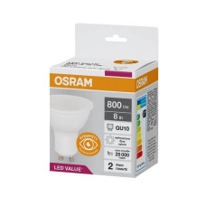 Світлодіодна лампочка Osram 4058075689930 LED GU10 MR16 1x8W 4000K 800Lm IP20