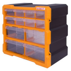 Пластиковий органайзер E.Next e.toolbox.pro.19 12-секційний 267х157х262мм (t011019)