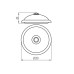 Світильник стельовий з датчиком руху Kanlux 18121 Fogler LED 1x14W 4000K 800Lm IP20 білий