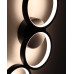Бра, настінний світильник Goldlux 331038 Flamenco LED 1x23W 4000K 3600Lm IP20 чорний