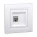 Розетка Schneider Asfora біла комп'ютерна RJ45 Cat.5E STP з рамкою ( EPH5000121 )