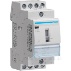 Контактор із ручним керуванням Hager ERC427 25A 2НВ+2НЗ 230B