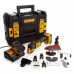 Багатофункціональний акумуляторний безщітковий інструмент DeWALT DCS356P2 XR Li-Ion 18В 20000 кол/хв з 2 акумуляторами та зарядним пристроєм Багатофункціональний акумуляторний безщітковий інструмент DeWALT DCS356P2 XR Li-Ion 18В 20000 кол/хв з 2 акумуляторами та зарядним пристроєм