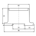 Клема Promfactor FT 1Р Cu:16-95мм²/ Al:16-95мм² жовто-зелена FT1095G