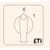 Кулачковий перемикач ETI 004773058 CS 40 90 U LK (1p Кулачковий перемикач ETI 004773058 CS 40 90 U LK (1p