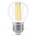 Світлодіодна філаментна лампа Titanum Filament G45 E27 4Вт 4100K (TLFG4504274) Світлодіодна філаментна лампа Titanum Filament G45 E27 4Вт 4100K (TLFG4504274)