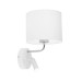 Бра, настінний світильник TK Lighting 4236 Richi E27+G9 1+1x15W+8W IP20 білий