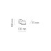 Бра, настінний світильник TK Lighting 6240 Dallas GX53 1x10W IP20 чорний