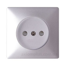 Панель розетки E.Next e.lux.12211L.pn.aluminium алюміній (ins0040102)