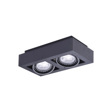 Точковий світильник Azzardo AZ4441 Nikea GU10 2x16W IP20 чорний