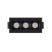 Точковий світильник Kloodi KD-POINT 3X2 6W 4K BK LED 540Lm IP20 чорний