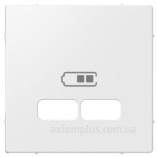 USB-накладка розетки Schneider Electric Merten System M MTN4367-0319 (полярно білий) USB-накладка розетки Schneider Electric Merten System M MTN4367-0319 (полярно білий)
