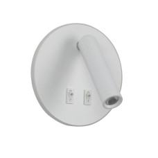 Бра, настінний світильник Italux WL-53742-1-WH Furla LED 2x8W 3000K 516Lm IP20 білий