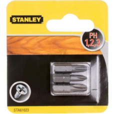 Набір односторонніх біт Stanley STA61023 в блістері (3шт)