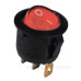 Перемикач TNSy KCD1-5-101N R/B круглий з підсвічуванням червоний (TNSy5500717)