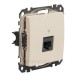 Комп'ютерна розетка Schneider Electric Sedna Design & Elements RJ45 кат. 5е UTP бежева SDD112451