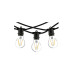 Гірлянда Nowodvorski Festoon Lights E27 10x15W IP65 чорний ( 7873 )