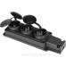 Каучукова потрійна колодка E.Next e.socket.rubber.029.3.16 16А із заземленням та захисною кришкою (s9100027)