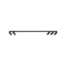 Світильник поворотний, спот Nowodvorski 10741 Fourty V GU10 5x10W IP20 чорний