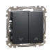 Вимикач для жалюзі Schneider Electric Sedna Design & Elements чорний SDD114104 Вимикач для жалюзі Schneider Electric Sedna Design & Elements чорний SDD114104