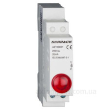 Червоний модульний LED індикатор Schrack AZ106801 230В AC