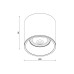 Точковий світильник Kloodi KD-EYE85 10W 4K WH LED 800Lm IP20 білий