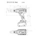 Акумуляторний ударний дриль-шуруповерт Metabo SB 18 LTX-3 BL I Metal 2x5,2Ач (603183650)
