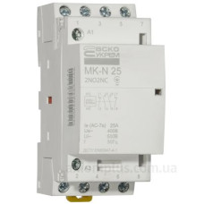Модульний контактор Аско-Укрем MK-N 4P 25A 2NO+2NC (A0040030030)