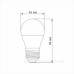 Світлодіодна лампа Titanum G45 E27 6Вт 3000K (TLG4506273)