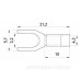 Вилковий наконечник E.Next e.terminal.stand.sv.1,25.3,2.red 0.5-1.5 кв.мм червоний (s2036001)