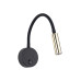 Бра, настінний світильник TK Lighting 10039 Lagos G9 1x8W IP20 чорний