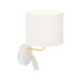 Бра, настінний світильник TK Lighting 1370 Richi E27+G9 1+1x15W+8W IP20 білий