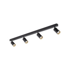 Світильник поворотний, спот TK Lighting 10635 Amis GU10 4x10W IP20 чорний
