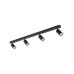 Світильник поворотний, спот TK Lighting 10635 Amis GU10 4x10W IP20 чорний