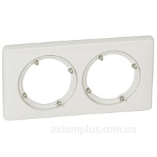 Двопостова рамка Legrand Celiane (069072) IP44 (білий)