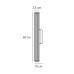 Бра для ванної, світильник Nordlux 2610241003 Virelle LED 1x12W 3000K-4000K 1120Lm IP44 чорний