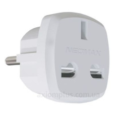 Адаптер британський Neomax білий (NX1029) Адаптер британський Neomax білий (NX1029)
