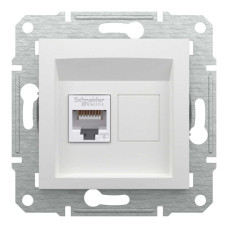 Розетка Schneider Asfora біла комп'ютерна RJ45 Cat.6 ( EPH4770121 )