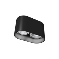 Точковий світильник Nowodvorski 9240 Oval GU10 2x15W IP20 чорний