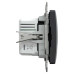 Розетка Schneider Sedna Design ​чорна USB type A+C 21Вт ( SDD114405 )
