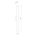 Бра, настінний світильник Nowodvorski 38118 Ice Tube LED LED 1x12W 4000K 1200Lm IP44 хром
