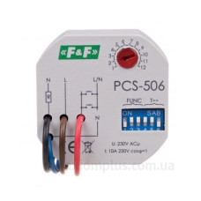Електронне реле часу F&F PCS-506 195-253В AC 10А Електронне реле часу F&F PCS-506 195-253В AC 10А