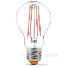 Філаментна фітолампа Videx Filament A60FF E27 8Вт 1200K (VL-A60FF-08271) для рослин