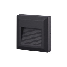 Світильник для підсвітки сходів/коридору Azzardo AZ4512 Afi LED 1x2.5W 3000K 200Lm IP54 чорний Світильник для підсвітки сходів/коридору Azzardo AZ4512 Afi LED 1x2.5W 3000K 200Lm IP54 чорний