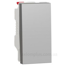 Одноклавішний вимикач Schneider Electric NU310130 (схема 1) 10А 1М (алюміній) Одноклавішний вимикач Schneider Electric NU310130 (схема 1) 10А 1М (алюміній)