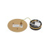Бра, настінний світильник Nowodvorski 10317 Ring LED S 1x7W 3000K 60Lm IP20 золотий